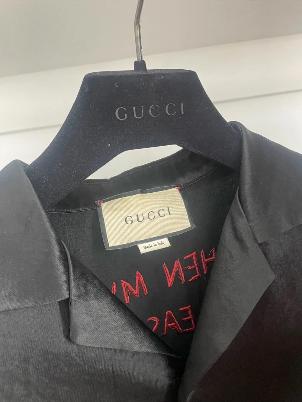 Gucci Acetate Skull Dress Shirt
